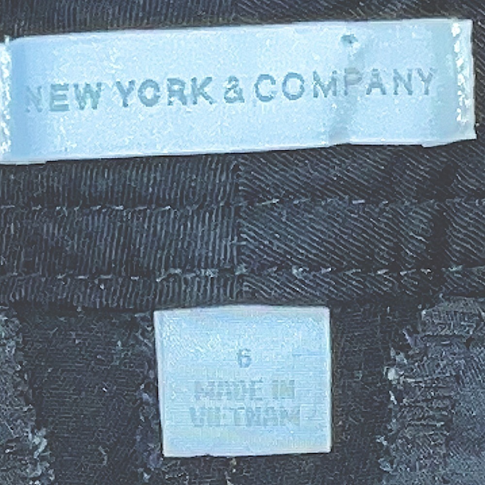 ❤️New York &‎ Co Black Shorts Size 6 - Picture 5 of 8
